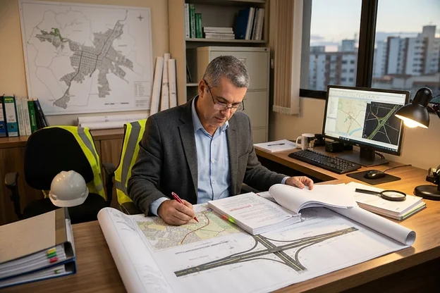 Revisão de documento relacionado a obra viária por um profissional especializado a Vitória da Conquista,